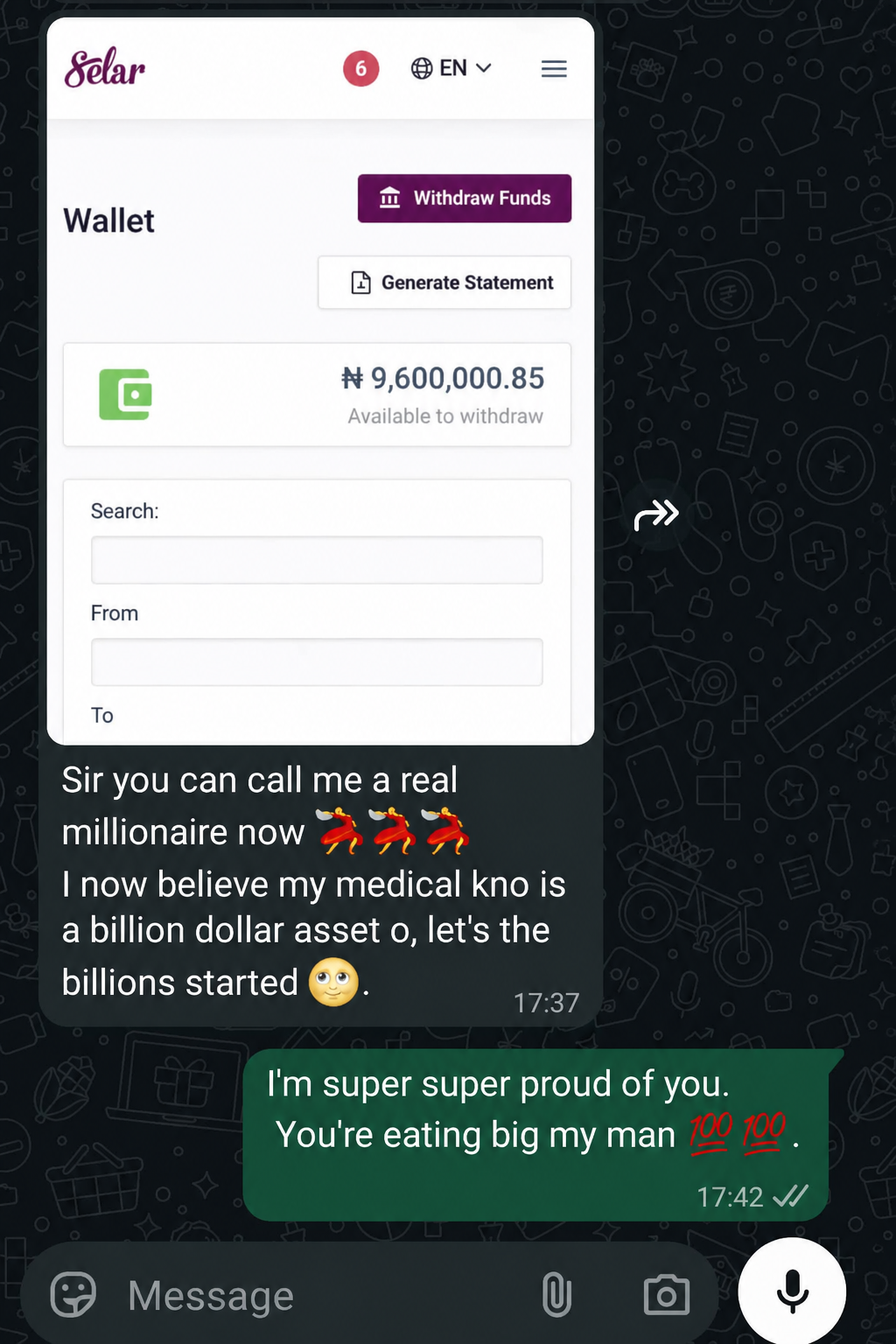 WhatsApp testimonial proof 21