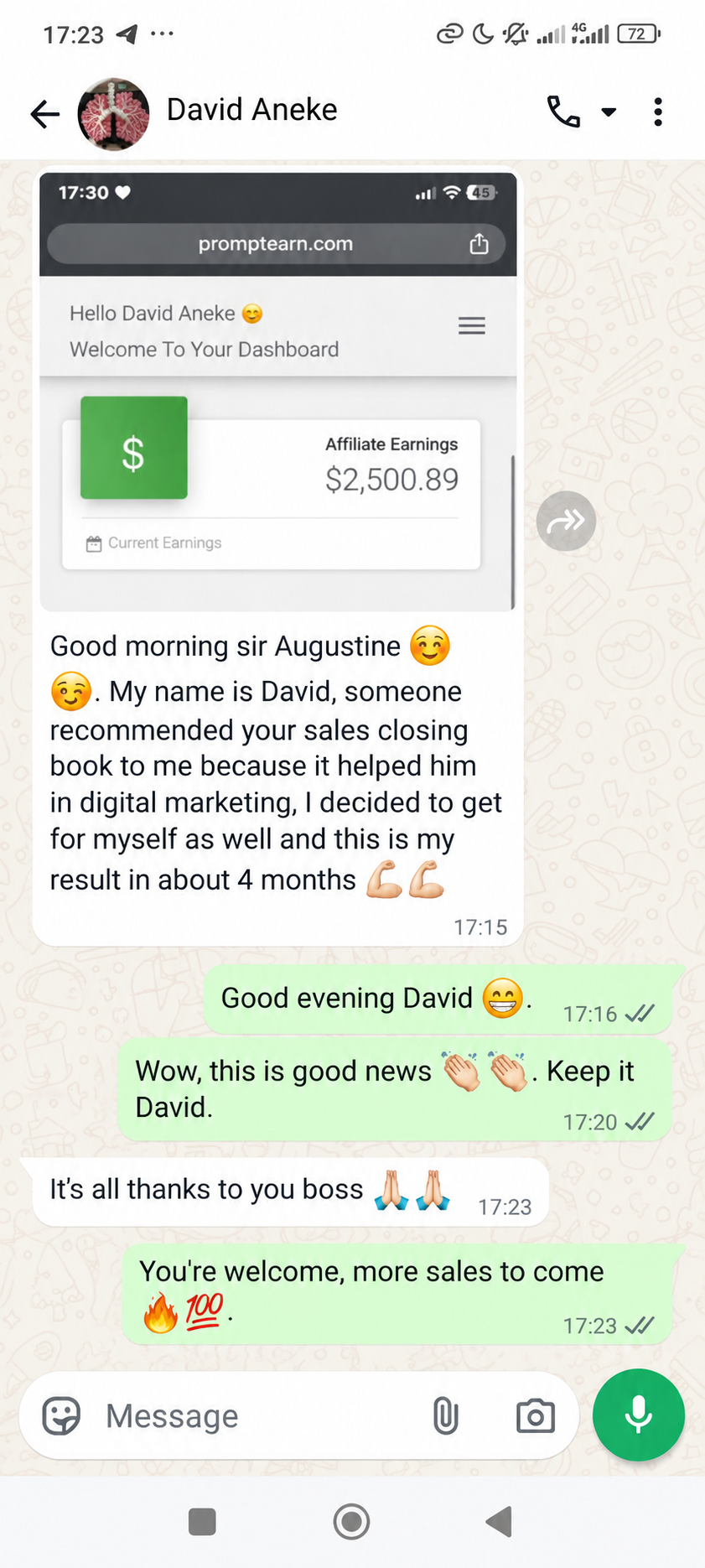 Sales testimonial 10